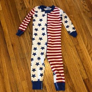 Hanna Andersson Flag Pajamas Sz 80